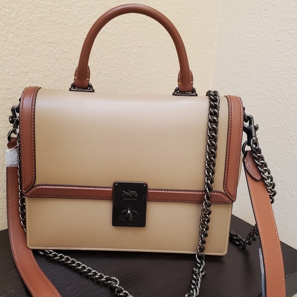 Coach Bags Coach Hutton Top Handle In Colorblock Poshmark